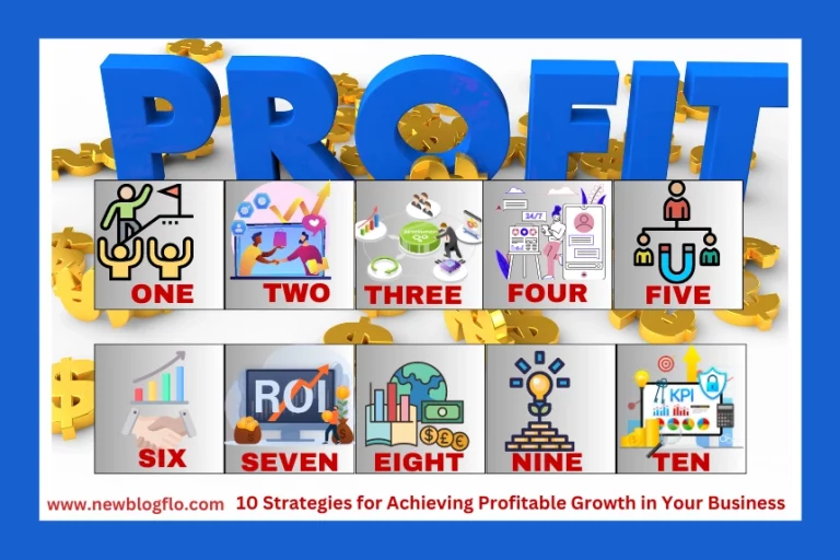 10 Strategies for Achieving Profitable Growth in Your Business